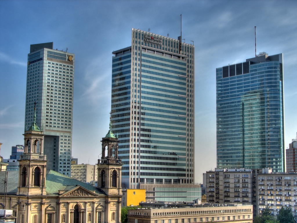 Warsaw skyscrapers